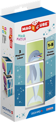Geomag Magicube Mix & match Ocean animals 3 pcs