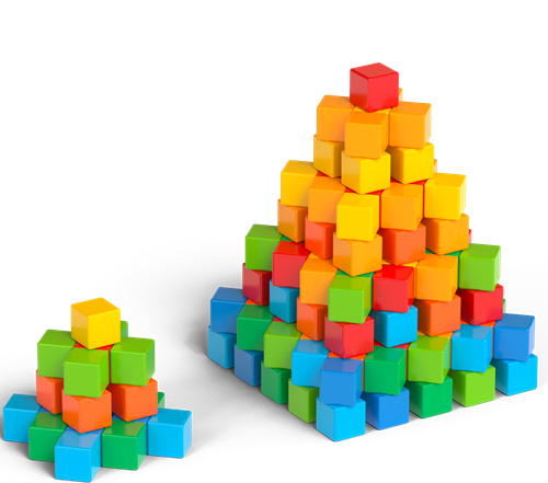 Geomag Magicube Cubes Recycled Bulk 8C 128 pcs-3