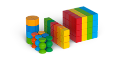 Geomag Magicube Recycled Blocks Bulk 164-delig | Magnetisch speelgoed voor scholen & kinderopvang - 1-5 jaar