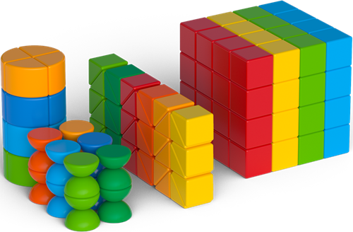 Geomag Magicube Blocks Recycled Bulk 164 pcs
