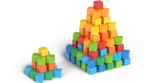 Geomag Magicube Cubes Recycled Bulk 8C 128 pcs-2
