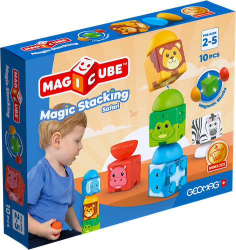 Geomag Magicube Blocks Stacking Safari 10 pcs