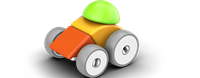 Geomag Magicube Cars Recycled 10-delig | Magnetisch speelgoed voertuigen | 1-5 jaar-3