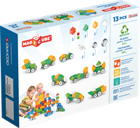 Geomag Magicube 4 Shapes Recycled Wheels 13 pcs-2