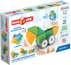 Geomag Magicube 4 Shapes Recycled Wheels 13 pcs
