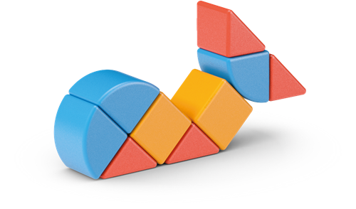 Geomag Magicube Blocks & Cards Recycled 16-delig | Educatief magnetisch speelgoed 1-5 jaar-3