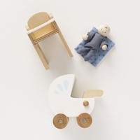 LTV - Dolls House Nursery & Baby Set - FSC 100%-2