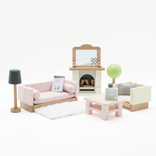 LTV - Wooden Dolls house Living Room - FSC 100%