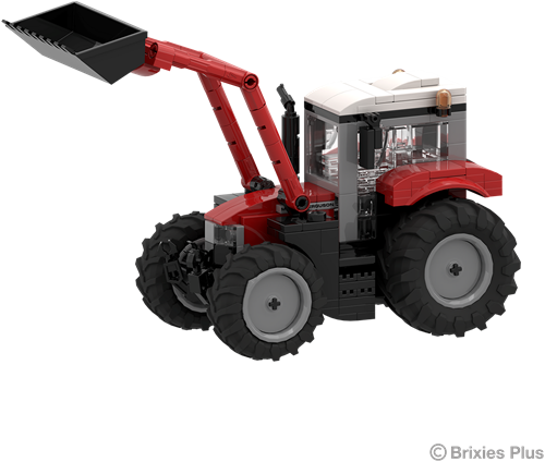 BRIXIES Plus Massey Ferguson 5S met voorlader - 1:32 - 268 st
