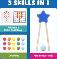 Learning Resources - Pattern & Sequencing Wooden Board-3