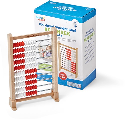 Learning Resources - Mini 100-Bead Rekenrek, Set of 25