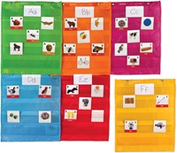 Learning Resources - Magnetic Pocket Chart Squares (Set of 6)