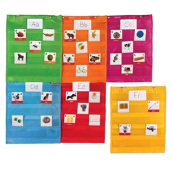 Learning Resources - Magnetic Pocket Chart Squares (Set of 6)