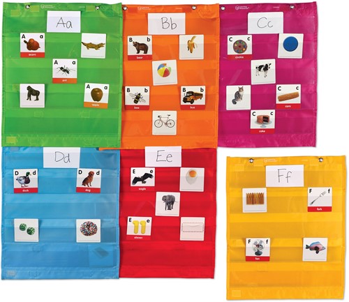 Learning Resources - Magnetic Pocket Chart Squares (Set of 6)