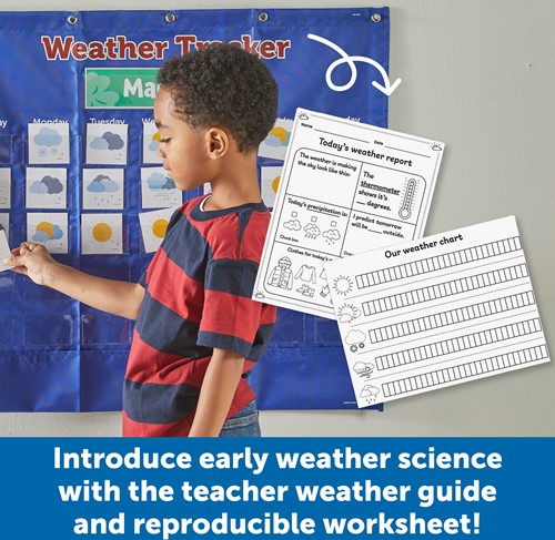 Learning Resources - Weather Tracker Pocket Chart-3