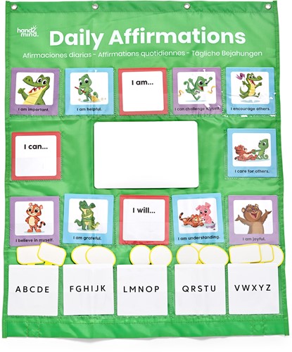 Learning Resources - Daily Affirmations Pocket Chart