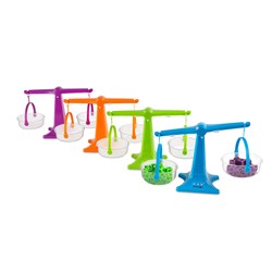 Learning Resources - Nestable Pan Balances, Set of 4