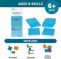 Learning Resources - Plastic Base Ten Flats (Set of 10)-3