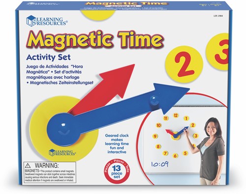 Learning Resources - Magnetic Time Activity Set