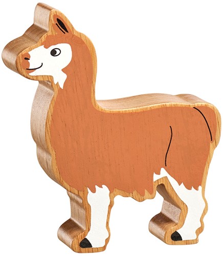 Lanka Kade - Bruin-witte Lama (groot)