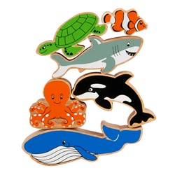Lanka Kade - Speelset Zeedieren (6 delig)