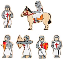 Lanka Kade - Speelset Rode ridder (6 delig)