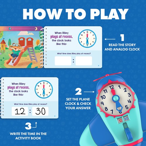 Learning Resources - Time to Learn Telling Time Activity Set-3