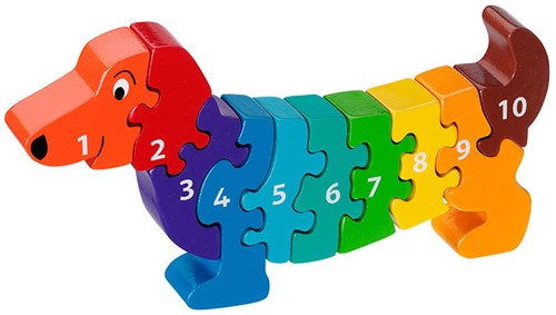 Lanka Kade - 1-10 puzzel - Hond (10)