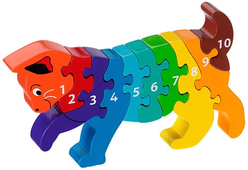 Lanka Kade - 1-10 puzzel - Kat (10)