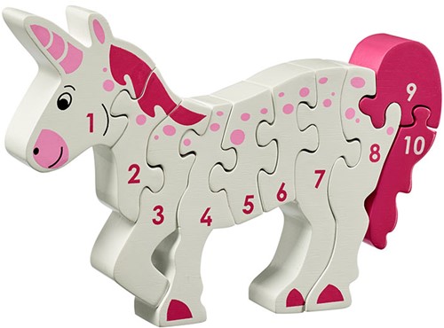 Lanka Kade - 1-10 puzzel - Eenhoorn (10)