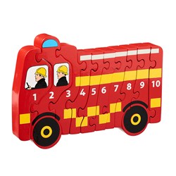 Lanka Kade - 1-10 puzzel - Brandweerauto (10)