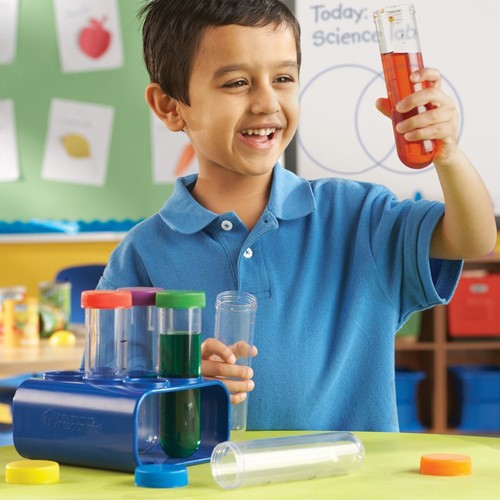 Learning Resources - Primary Science® Jumbo Test Tubes with stand-3