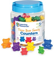 Learning Resources - Three Bear Family® Counters (Set of 96)