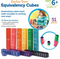 Learning Resources - Fraction Tower® Equivalency Cubes-3