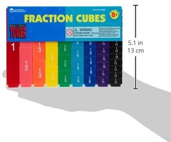 Learning Resources - Fraction Tower® Fraction Cubes-3