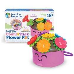 Learning Resources - Poppy the Count & Stack Flower Pot™