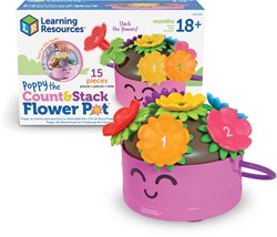 Learning Resources - Poppy the Count & Stack Flower Pot™