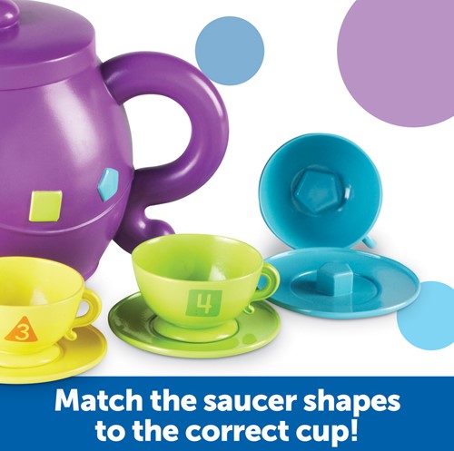 Learning Resources - Serving Shapes Tea Set-3