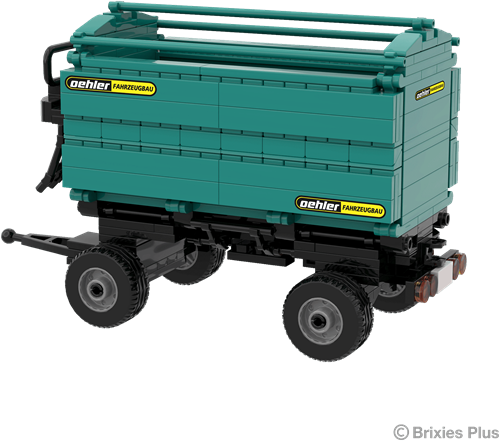 BRIXIES Plus Oehler Aanhangwagen ZDK 160 - 369 st-2