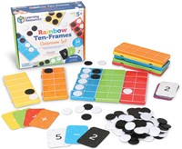 Learning Resources - Rainbow Ten-Frames Classroom Set