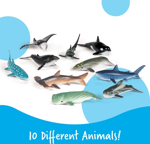 Learning Resources - Ocean Animals Counters (Set of 50)-2
