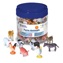Learning Resources - Farm Animal Counters (Set of 60)