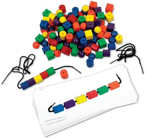 Learning Resources - Beads And Pattern Card Set
