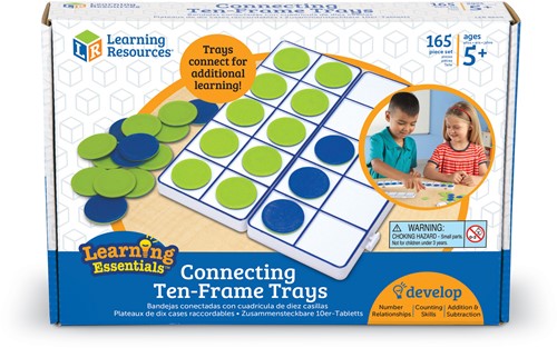 Learning Resources - Connecting Ten-Frame Trays