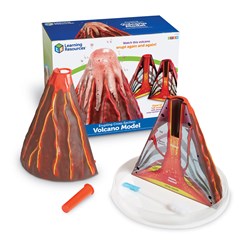 Learning Resources - Erupting Cross-Section Volcano Model