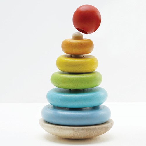 LTV - Rainbow Stacking Tower - FSC 100%-3