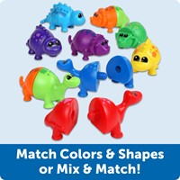 Learning Resources - Snap-n-Learn™ Matching Dinos-2