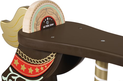 LTV - Classic Wooden Rocking Horse - Original Version-2