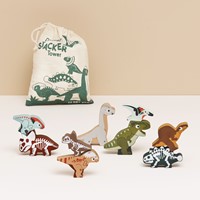 LTV - Jurassic Stacking Dinosaurs & Bag - FSC 100%-2