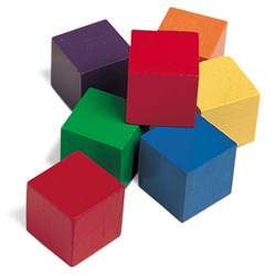 Learning Resources - Wooden Colour Cubes™ (Set of 102)